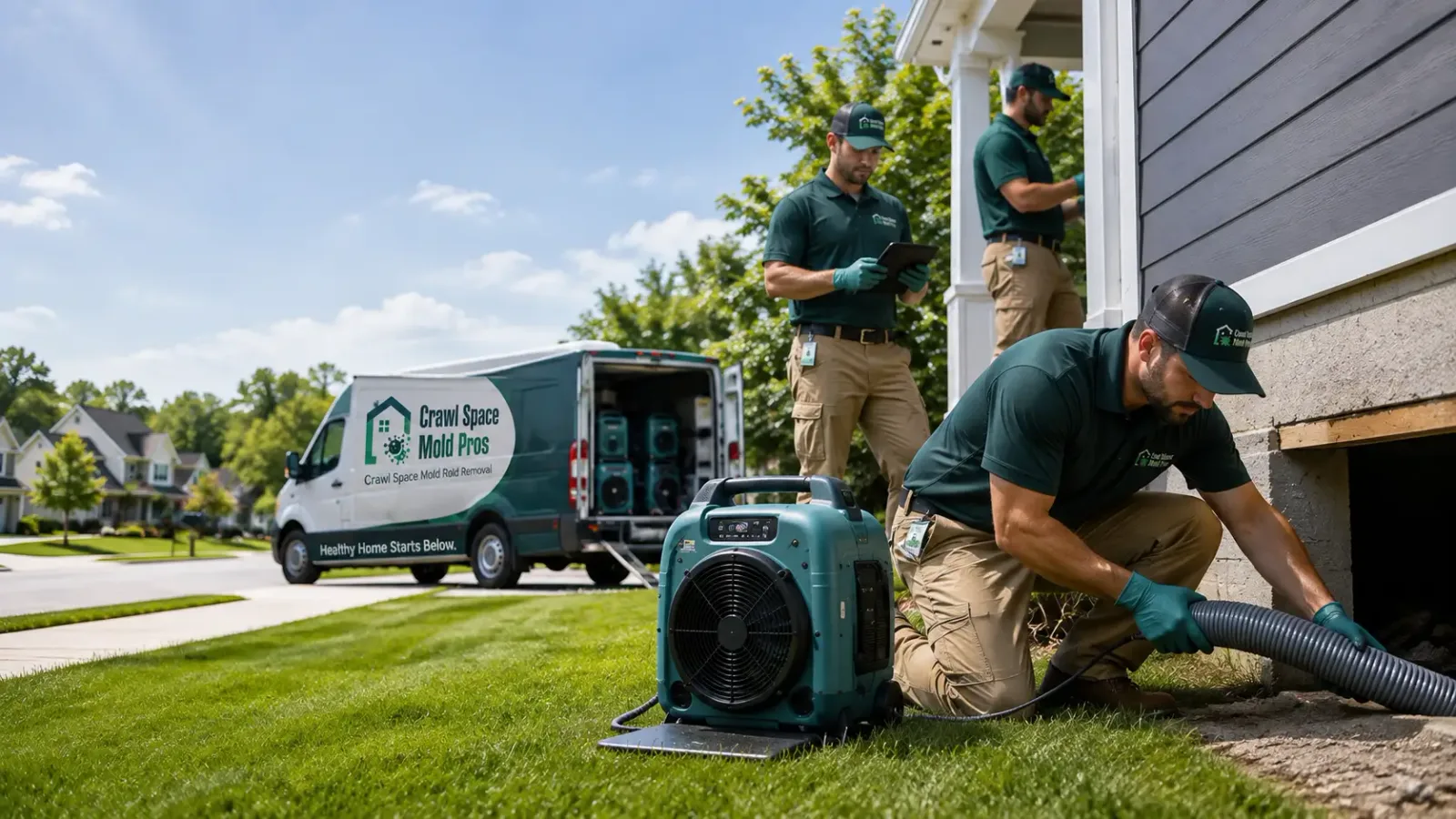 Crawl Space Mold Removal in Seminole, PA